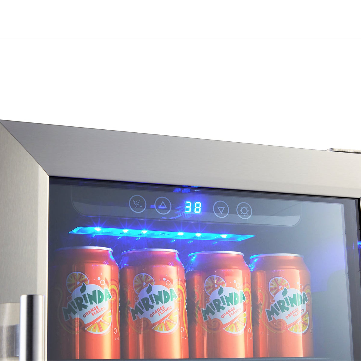 Kalamera 15.6'' W Freestanding 106 Cans (12 Oz.) 3.7 Cu.ft Beverage Cooler