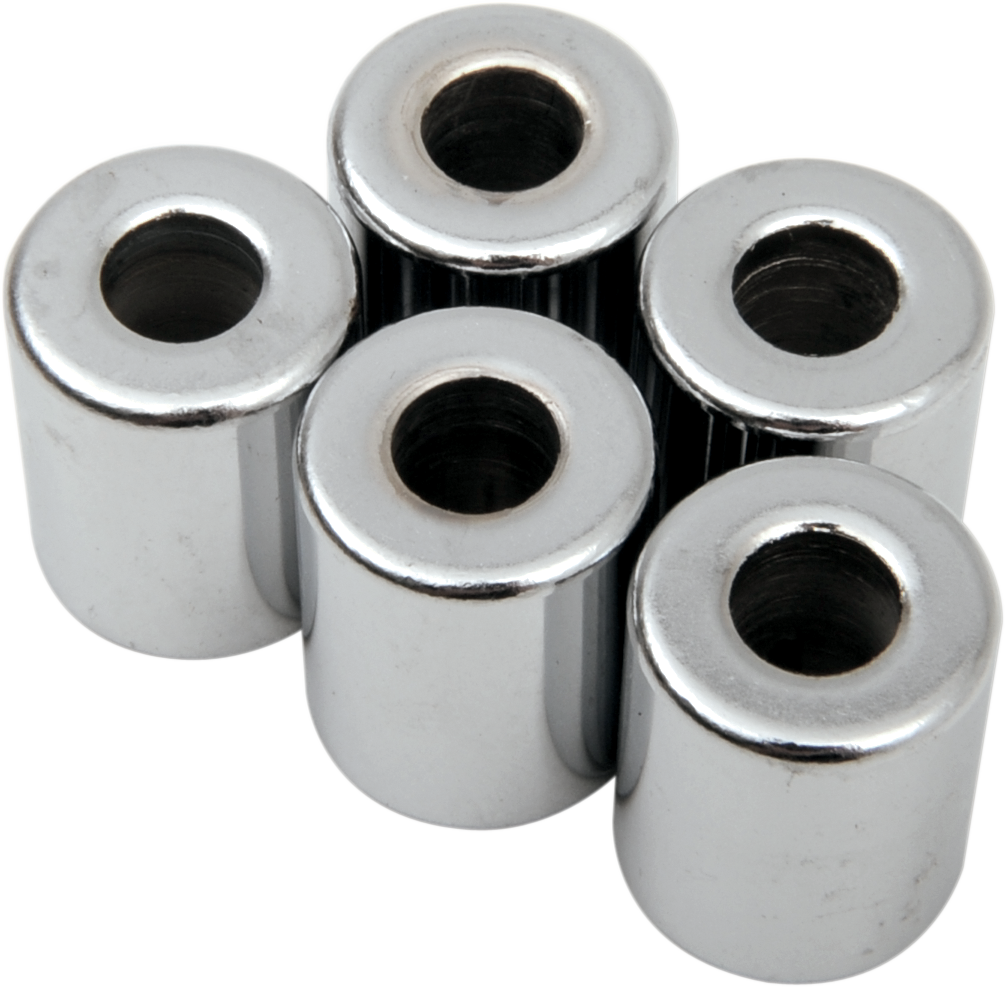 Drag Specialties Spacer Kit MPB505 - Chrome 1/4" x 5/8" x 3/4" Replacement Pack
