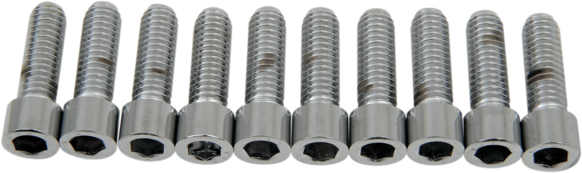DRAG SPECIALTIES, DRAG SPECIALTIES MPB217S Socket-Head Bolts – 5/16-18 x 1 inch, Coarse Thread, Made in USA