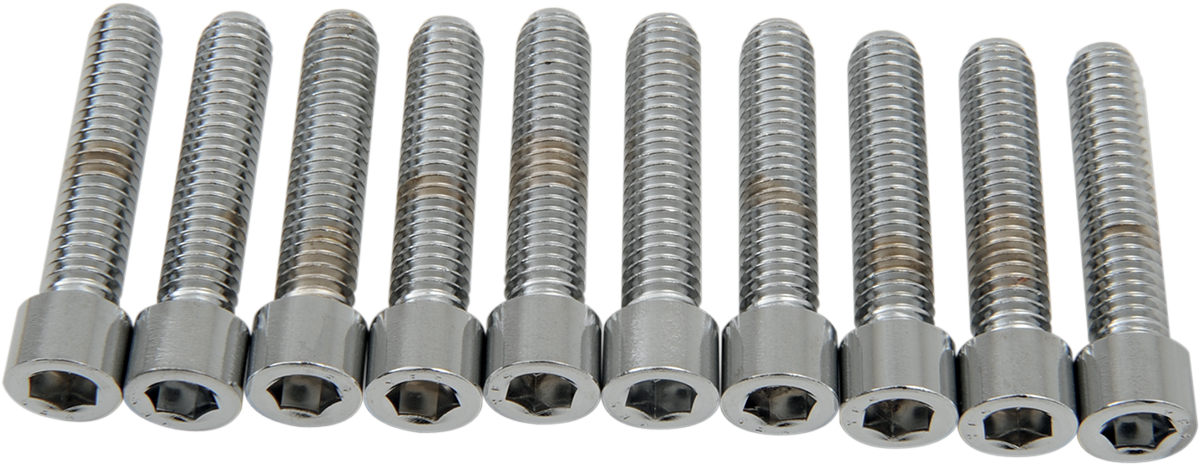 DRAG SPECIALTIES, Drag Specialties MPB219S Coarse Thread Socket-Head Bolts, 5/16-18 x 1-1/2 inches, Made in USA