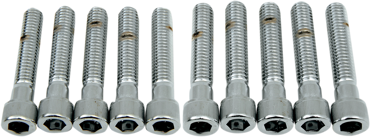 DRAG SPECIALTIES, Drag Specialties MPB242 Coarse-Thread Socket-Head Bolts, 3/8-16 x 2 inches