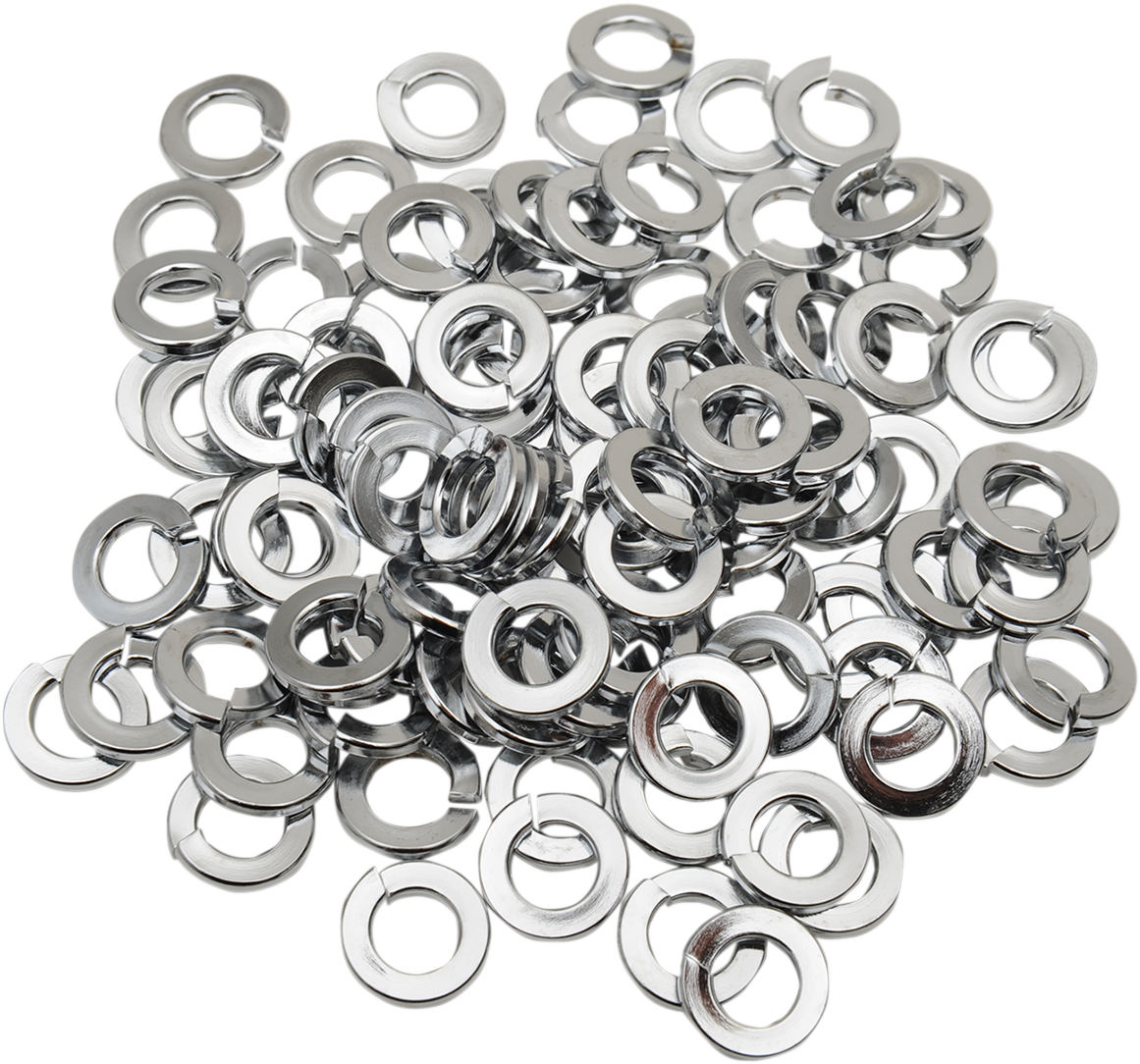 Drag Specialties Lock Washers 1/4 inch Chrome MPB171 - Pack of 100