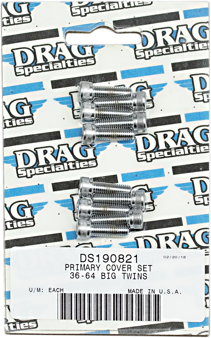 Drag Specialties Bolt Kit for Primary Cover - 1936-1964 Harley-Davidson MK159