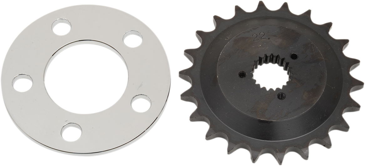 DRAG SPECIALTIES Offset Sprocket Kit for 1984-1990 Harley-Davidson XL - 22 Tooth, Part Number 191368-BX-LB1