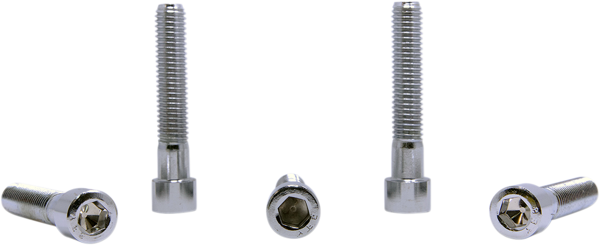 Drag Specialties MPB699S Coarse Thread Socket-Head Bolts – Replacement Set, 1/2"-13 x 2-3/4" (5 Pack)