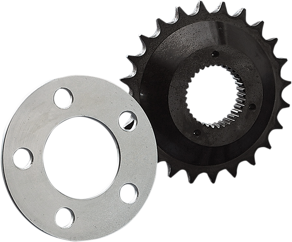 DRAG SPECIALTIES Offset Sprocket Kit - 24 Tooth for Extra-Wide Tires (Part #74243)