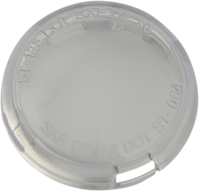 Drag Specialties Clear Turn Signal Lens 162375-HC3 for Deuce-Style Motorcycle Signals