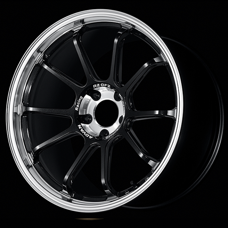Advan RZ-DF2 20x10.0 / +35 Offset / 5x114.3 / 73mm Bore / Diamond Cut and Racing Titanium Black
