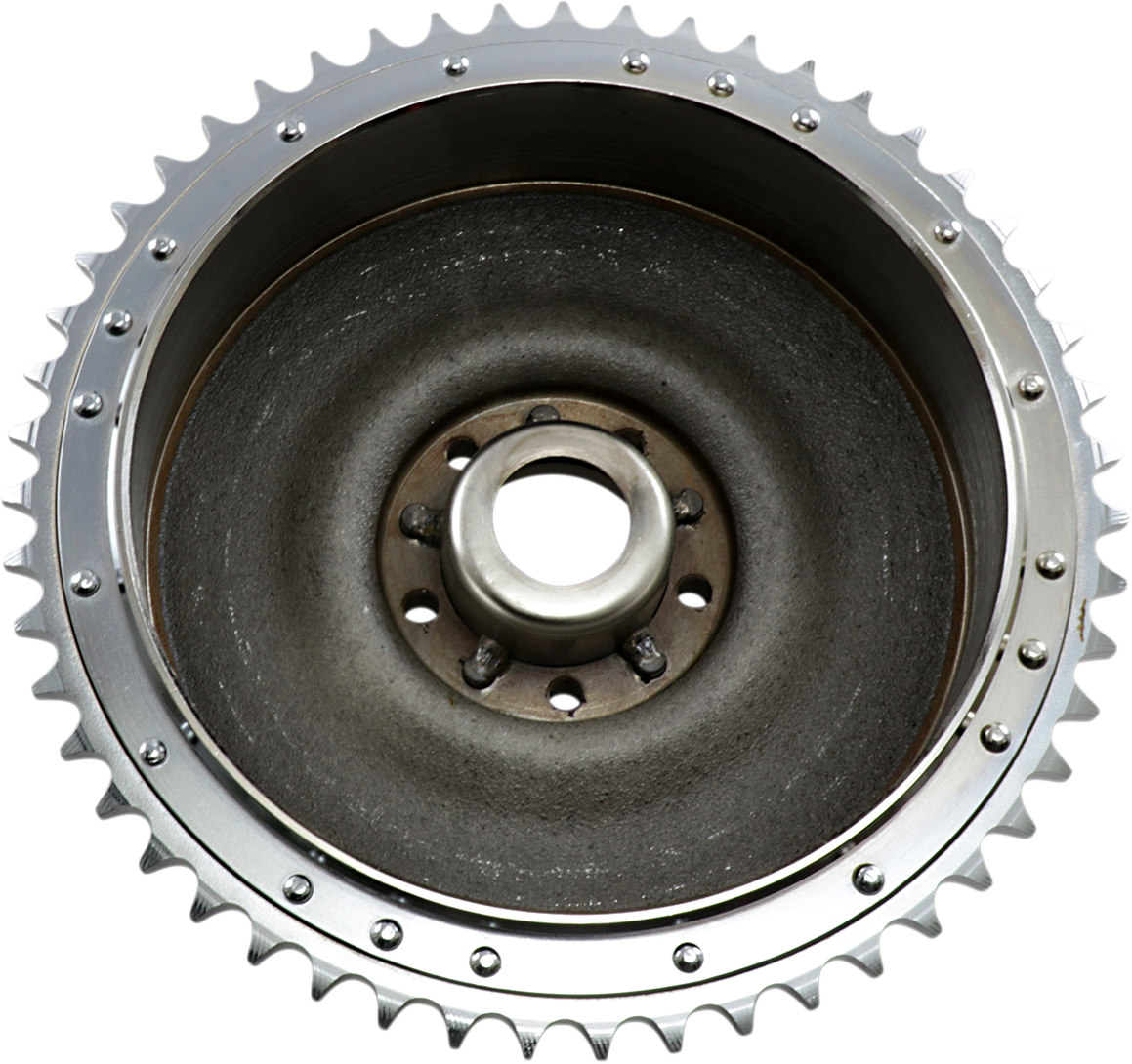 Drag Specialties Brake Drum with Sprocket for Harley Davidson 1963-1966 – Part No. 06-0129-BX-LB2
