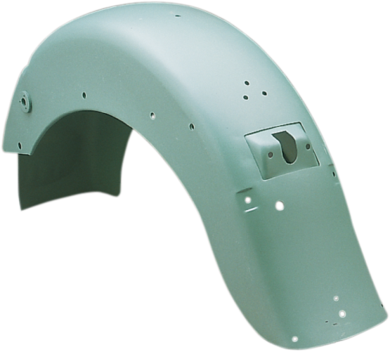 Drag Specialties Steel Rear Fender with Taillight and Turn Signal Mount for Harley 4-Speed FL Models - Part #72522B