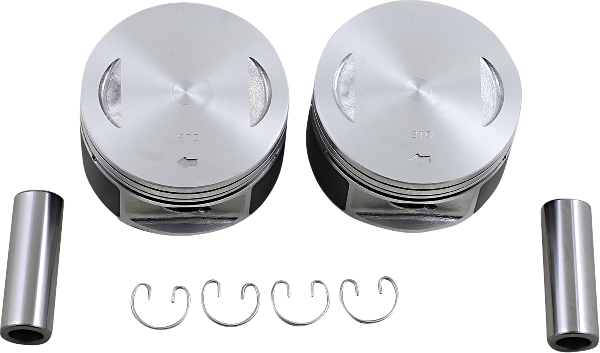 DRAG SPECIALTIES, DRAG SPECIALTIES Piston Kit - 3.750 Inch Standard for 88-inch Twin Cam Motors - Part Number 21930-99-STD