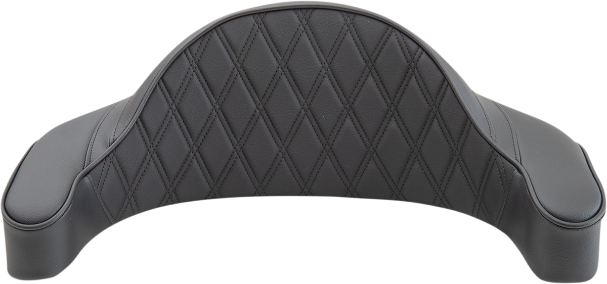 DRAG SPECIALTIES SEATS, Drag Specialties Seats King-Pak Pad for Harley-Davidson Road King 1994-2013, Double Diamond Black Thread (Part #0822-0435)