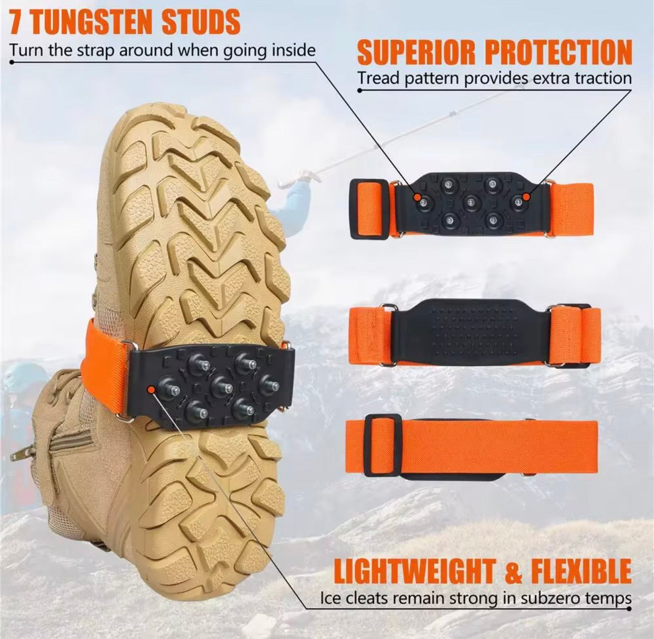 Alpenglow IceMaster Universal Traction Cleats