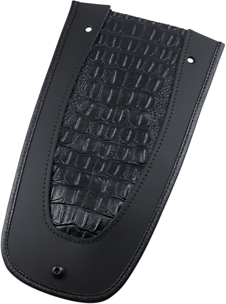 DRAG SPECIALTIES SEATS, DRAG SPECIALTIES SEATS Fender Skin with Embossed Faux Gator Leather Center (Part 1405-0139)