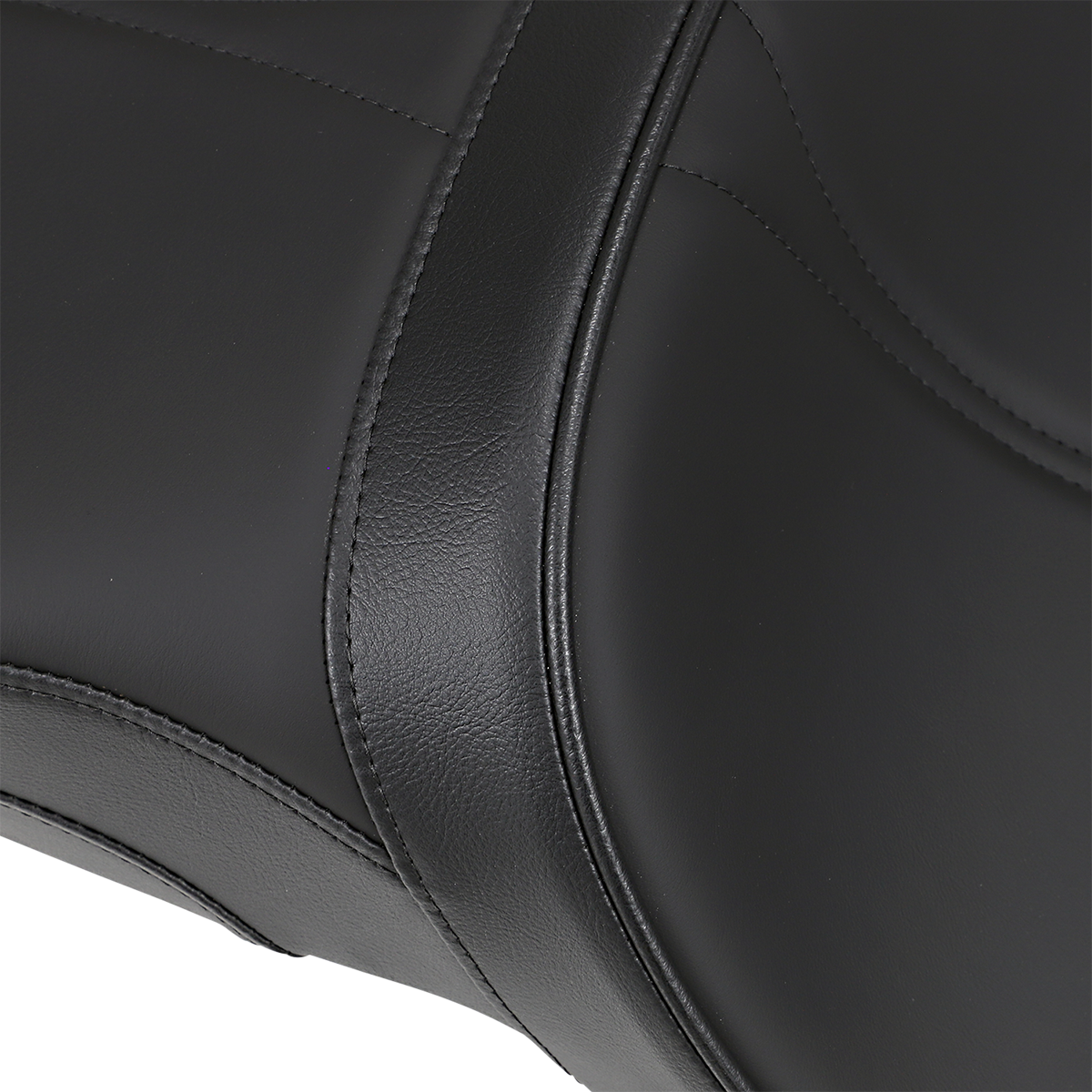 DRAG SPECIALTIES SEATS, DRAG SPECIALTIES SEATS Low-Profile Touring Seat for Victory Hammer 2005-2017 with Passenger Backrest - Black - Part #0810-1585