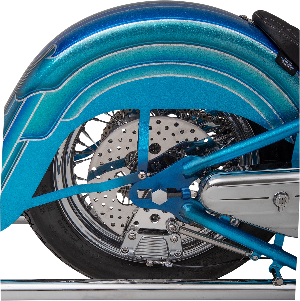 DRAG SPECIALTIES, DRAG SPECIALTIES Rear 11.5-Inch Drilled Brake Rotor for Harley-Davidson 060171ASP-BC648