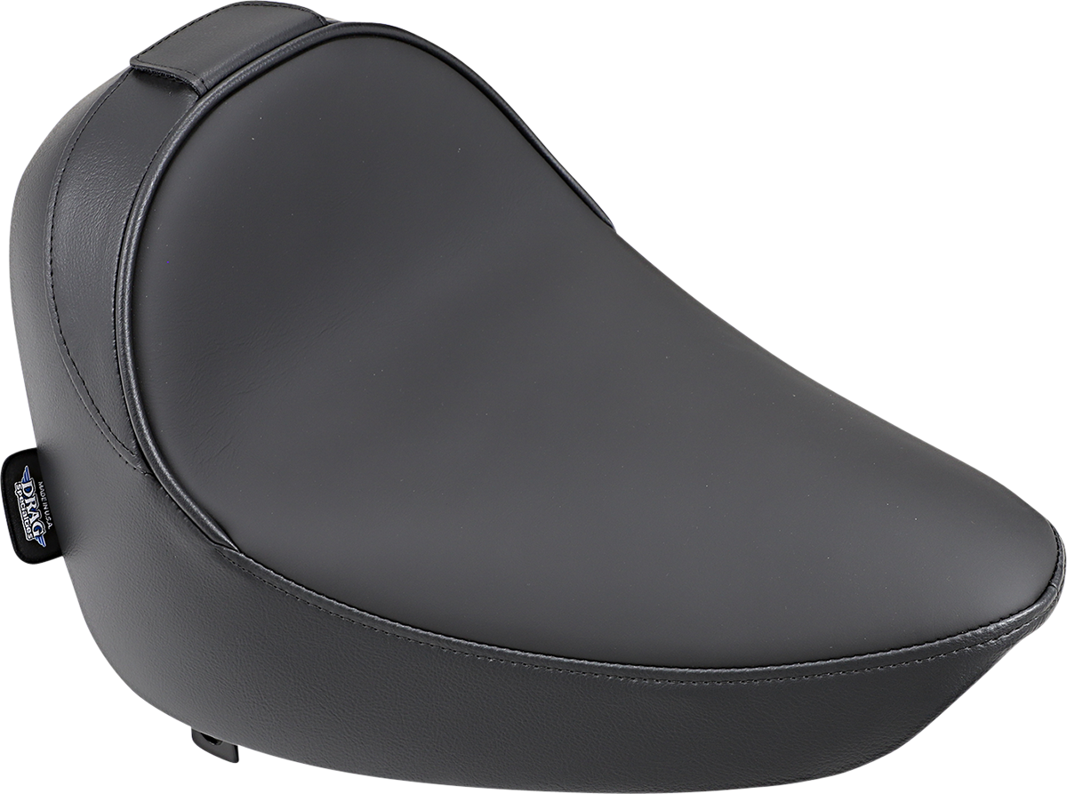 DRAG SPECIALTIES SEATS, DRAG SPECIALTIES SEATS Solo Seat with Driver Backrest for FXST/FLST 1984-1999 - Smooth Finish, Cooler Surface