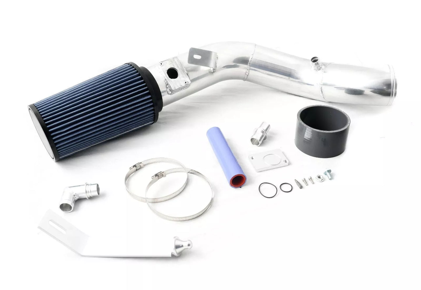 Rudy's 4" Polished Cold Air Intake Kit w/ Oiled Filter For 2003-2007 Ford 6.0L Powerstroke