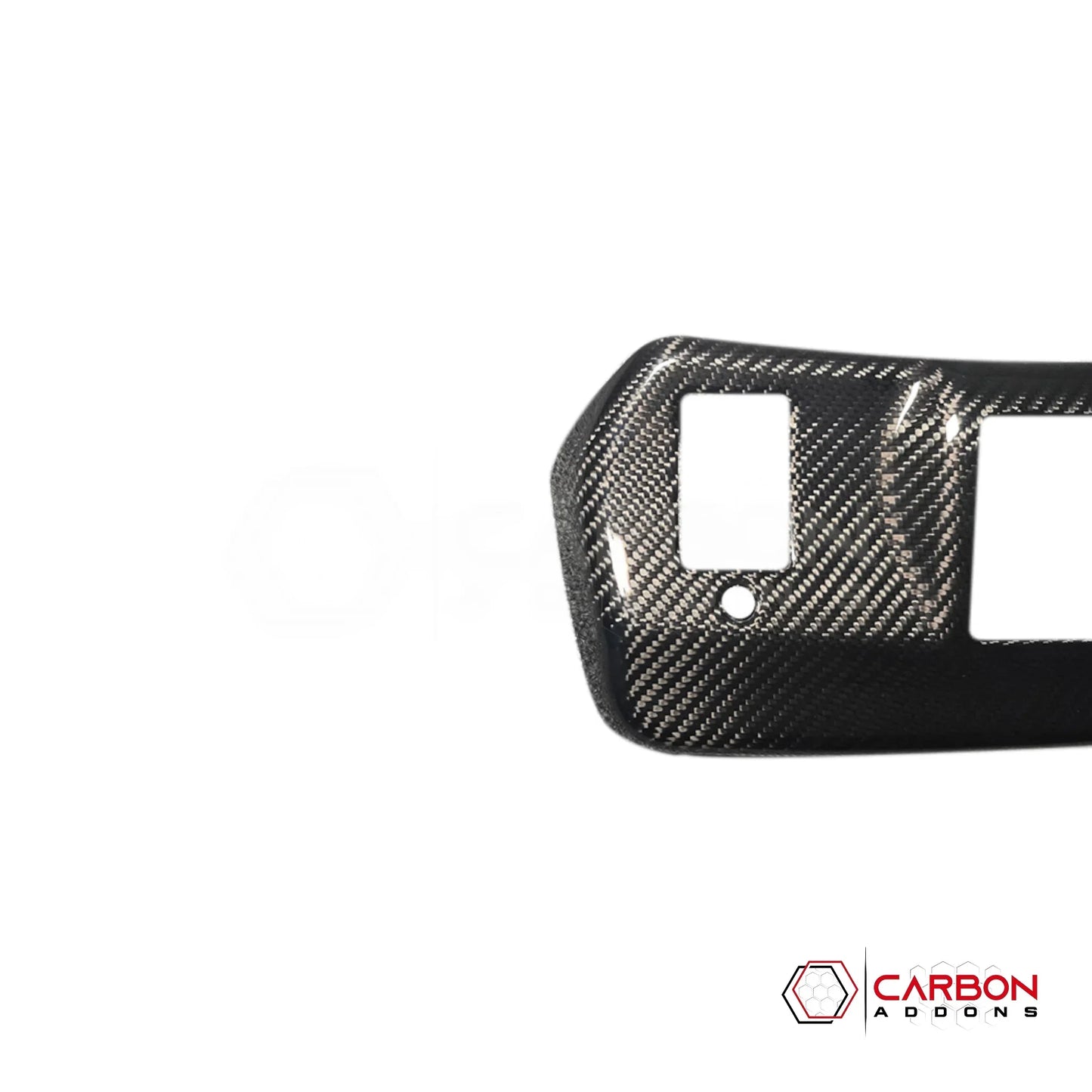 2021+ Ford F-150 Carbon Fiber Rearview Mirror Base Trim Cover
