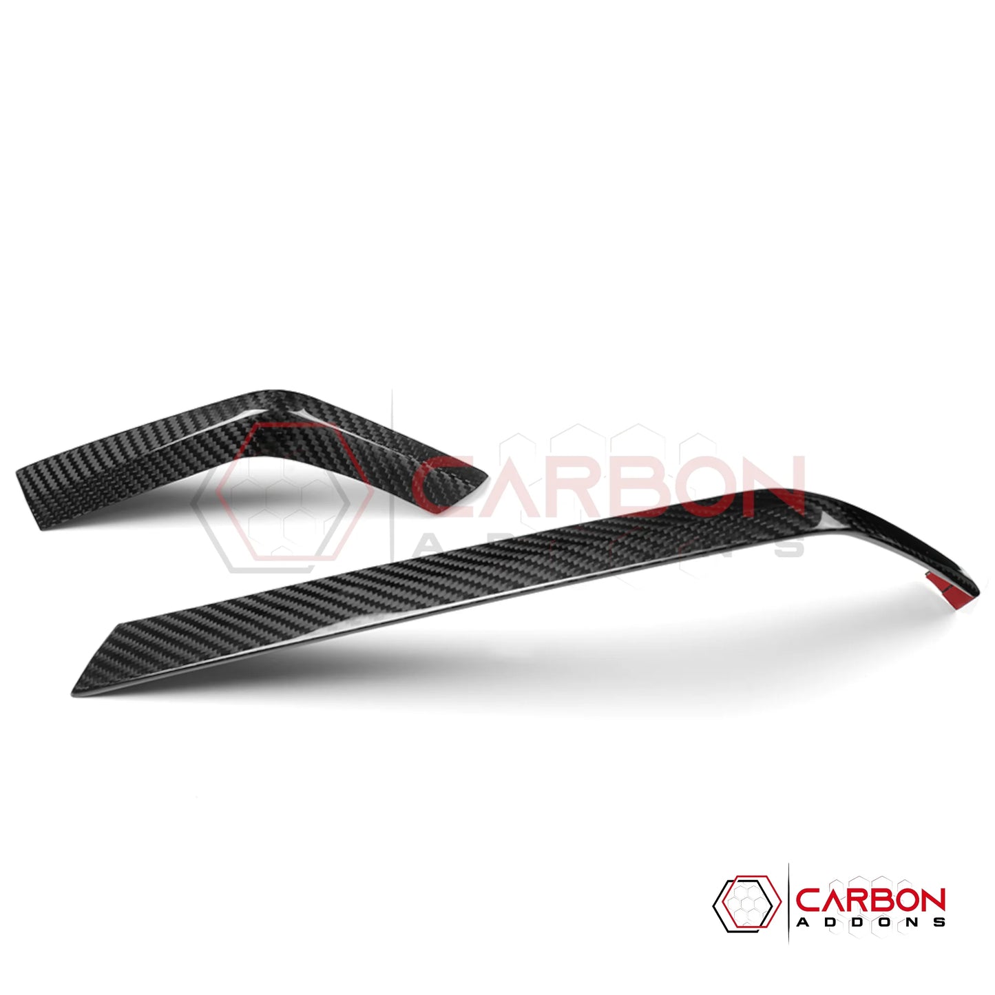 2026+ Corvette C8 Dash Display Screen Upper Trim Real Carbon Fiber Cover