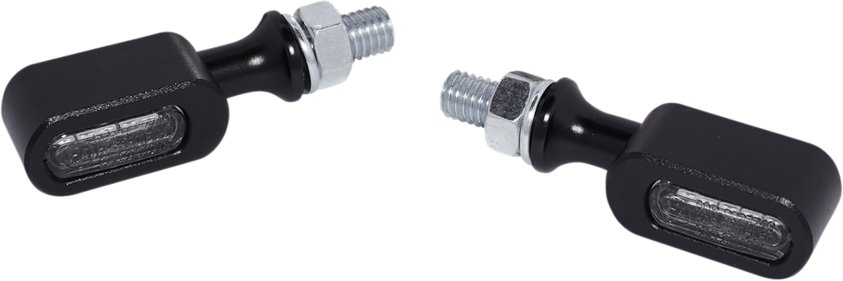 DRAG SPECIALTIES Marker Light Matte Black L22-6042MBE with Dual Function Turn Signal and Daytime Running Light
