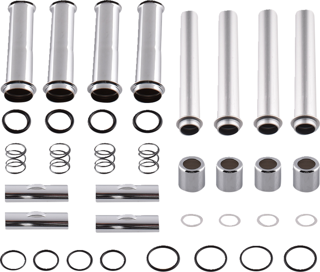 DRAG SPECIALTIES Chrome Pushrod Tube Kit for M8 Engines - Part No. 78052