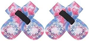 EXPAWLORER Anti Slip Dog Socks to Prevent Licking Paws, Dog Shoes for Hot Pavement, Dog Booties for Small Medium Large Senior Dogs, Traction Control Boots & Paw Protectors for Hardwood Floors