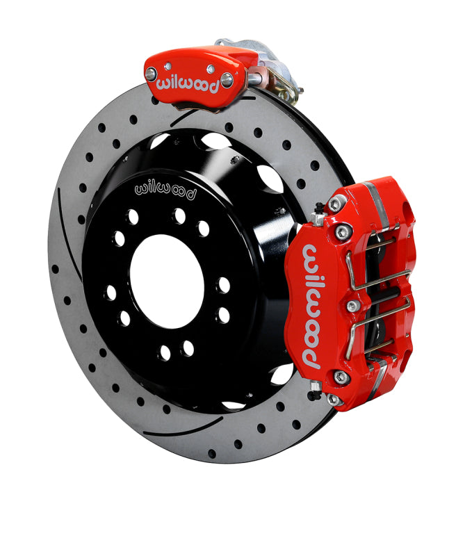 Wilwood kit rear FFR DPR/MC4 IRS 8.8 t-bird 12.88X.81 W/LINES SRP red