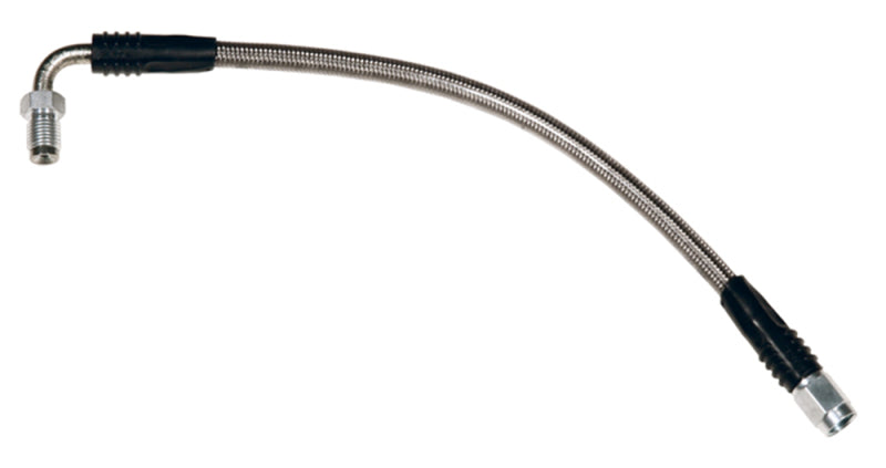 Wilwood flexline brake 10.5IN. OAL -3 hose 90 deg IF MALEX3/8 swivel