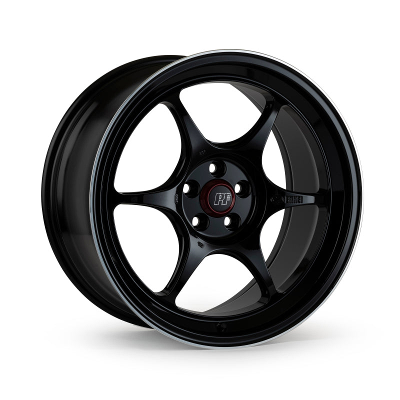 Enkei PF06 16x7 4x100 35mm Offset 67mm Bore Black Machined Wheel ** SPECIAL ORDER**