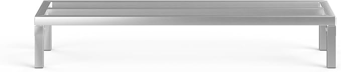14 in X 48 in. Aquarium Stand | Industrial Style Aluminum Fish Tank Base with Open Frame Design
