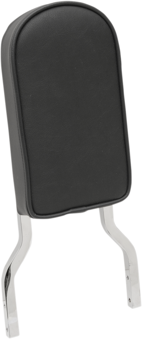 DRAG SPECIALTIES SEATS, Drag Specialties Seats Tall Sissy Bar Pad with Piping – Black, Part #0822-0296