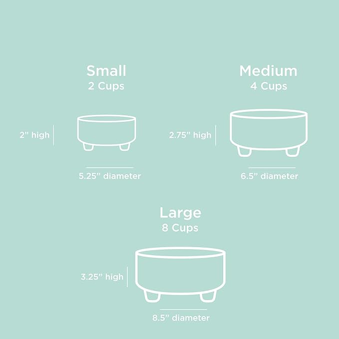 Waggo Uplift Ceramic Dog Bowl for Small Medium and Large Breeds - Heavyweight and Durable Pet Food and Water Dish Crock, Dishwasher Safe, Modern, Elevated Feeder (Teracotta, Large)