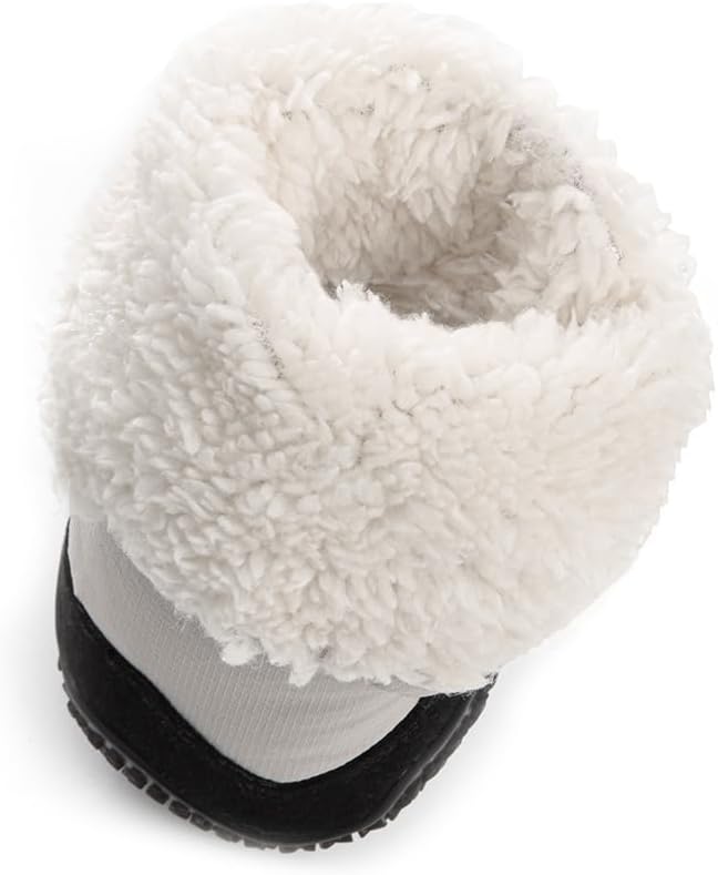 Winter Dog Snow Boots with Warm Wool Lining, Dog Shoes for Large Small Medium Dogs, Dog Booties and Paw Protectors, Anti-Slip Dog Shoes with Reflective for Snow, Hardwood Floors, Hiking (Size 4)