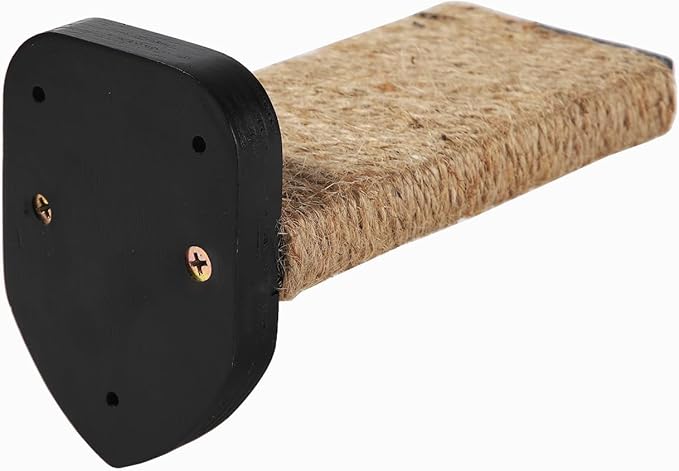 3 Pcs Cat Steps and Perches for Wall, Climbing Shelf With Hemp Rope, Wall-Mounted Furniture Set With Scratching Pads for Playing (Black)
