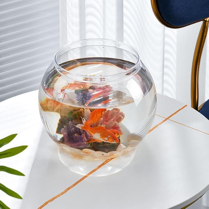 Newpol Mini Plastic Aquarium Starter Kits, Fish Tank (0.8Gallon/ 3L)