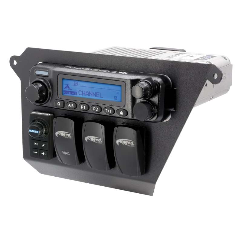 Rugged Radios Honda Pioneer Complete Comm Kit w/ 2-Way Radio/M1 VHF Business Band