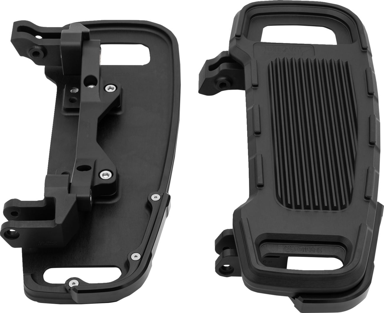 DRAG SPECIALTIES, DRAG SPECIALTIES Adjustable Width Floorboards Black FB-B002