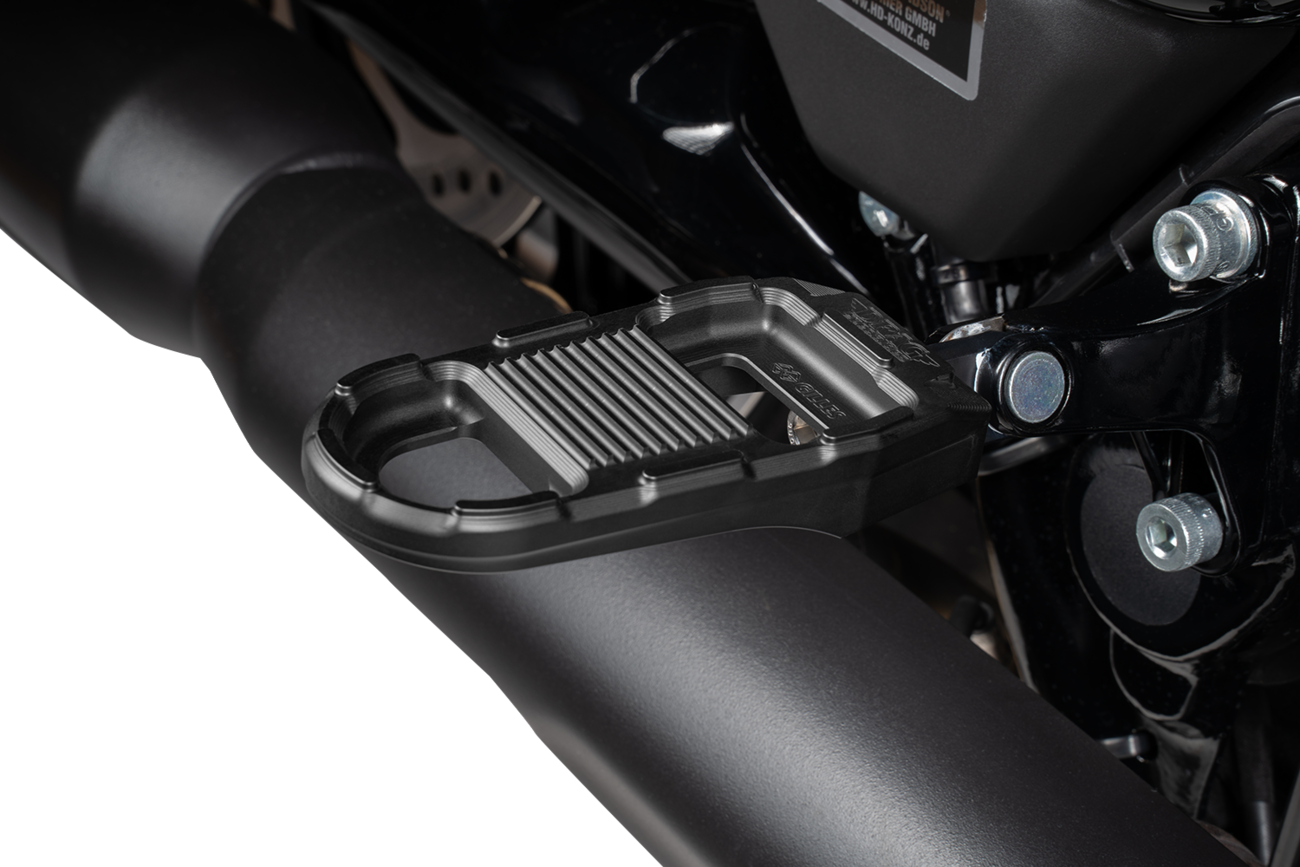 DRAG SPECIALTIES Adjustable Foot Pegs - Black RGK2-B001 for Motorcycles