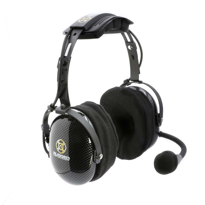 Rugged Radios FHS Over-The-Head Fire Safety Industrial Headset No Buttons / No Cable