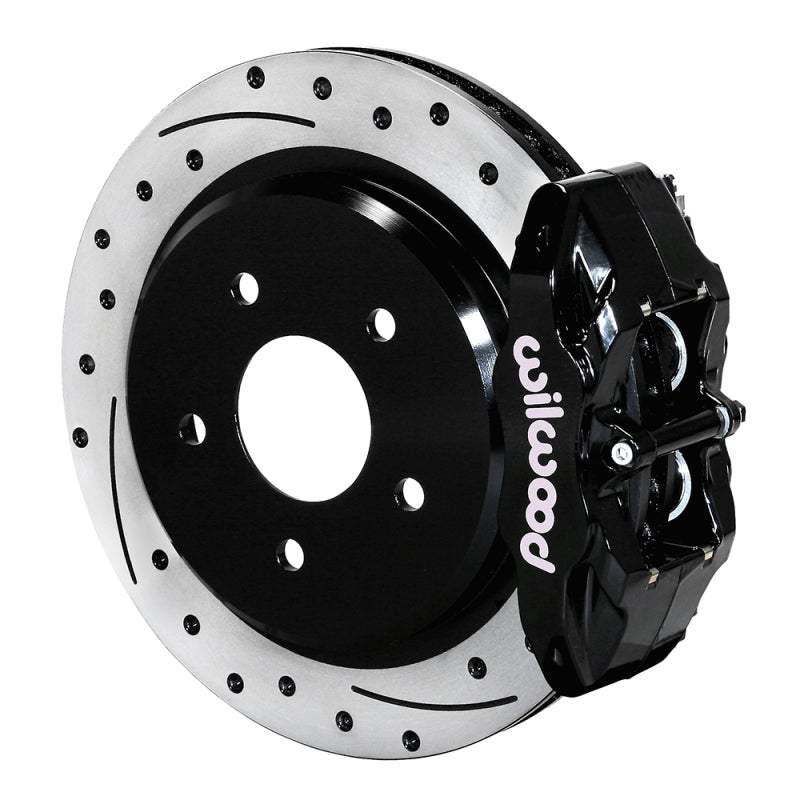 Wilwood kit rear DPC5/6 vette 97-04 all C5 12.00 rotor SRP black W/PADS & lines