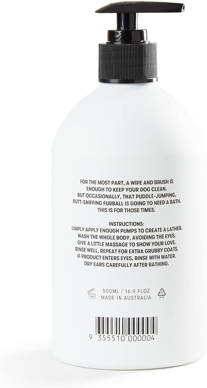 DOG by Dr. Lisa - Wash - Natural Dog Gentle Cleanser - for Baths, Showers - Plant-Based Essential Oils - Vegan - 16.9oz
