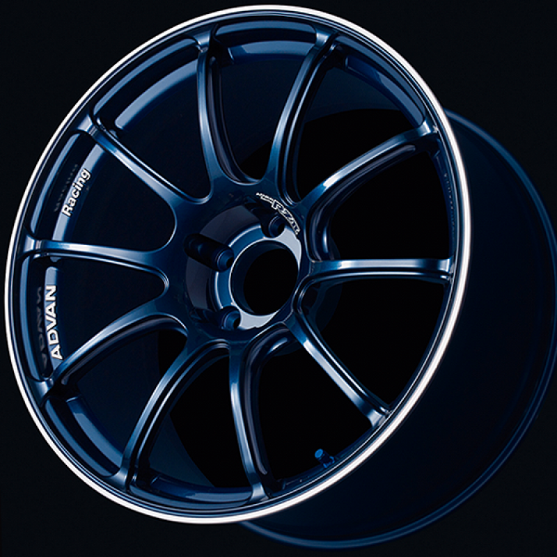 Advan RZII 16x7.0 / +38 Offset / 5x100 / 63mm Bore / Racing Indigo Blue and Ring