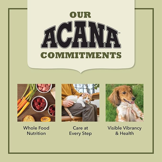 ACANA Dry Cat Food for Seniors Senior Entrée Chicken Turkey and Duck 4lb Bag