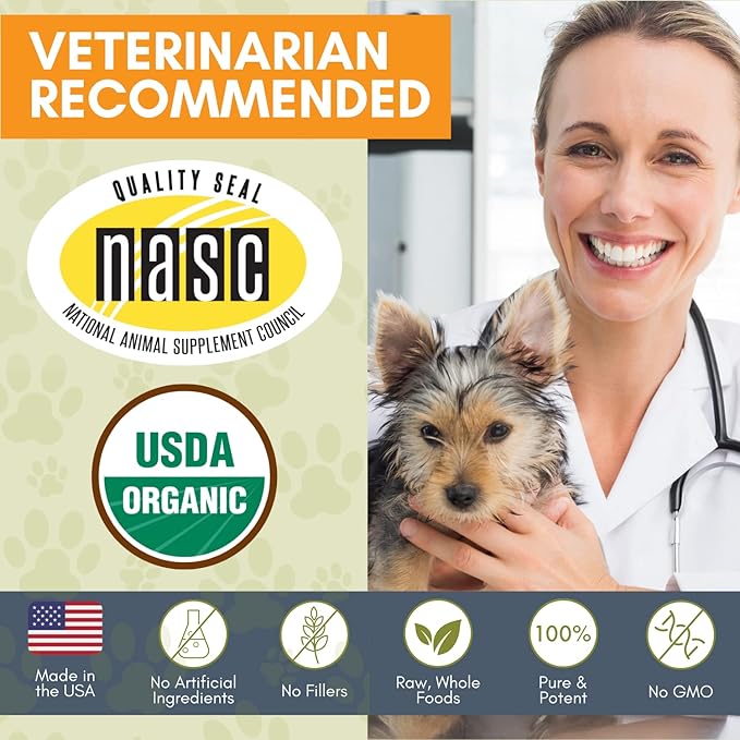 Wholistic Pet Organics Pet Shampoo Concentrate: Heavenly Herbal Organic Dog Shampoo and Conditioner - All Natural Puppy and Cat Shampoo for Dry, Itchy Skin, Allergies, Dandruff