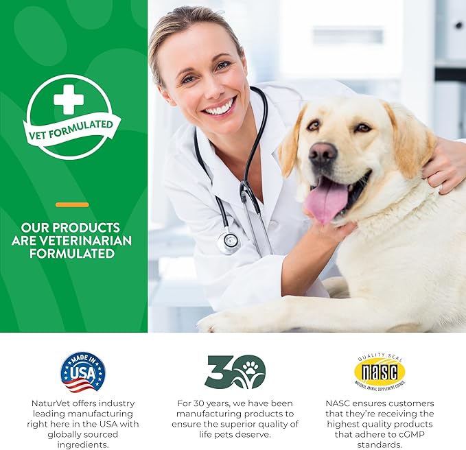 NaturVet Scoopables Advanced Probiotics for Dogs - Chewable Dog Probiotics & Digestive Enzymes - Support a Healthy Gut for Your Pet - Hickory Smoked Bacon Flavor | 11oz Bag