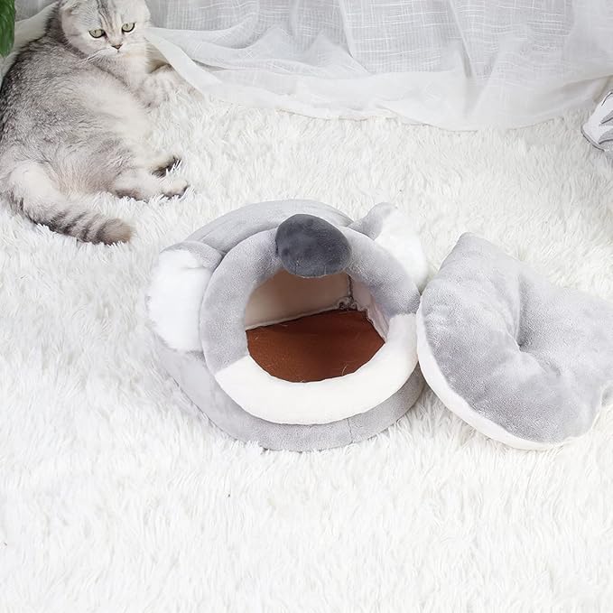 LEFTSTARER Guinea Pig Rat Bed and Hideout for Ferret Hedgehog Sleep and Hide, Hamster Small Pet Animals Supplies Toy Cage Accessories Nest