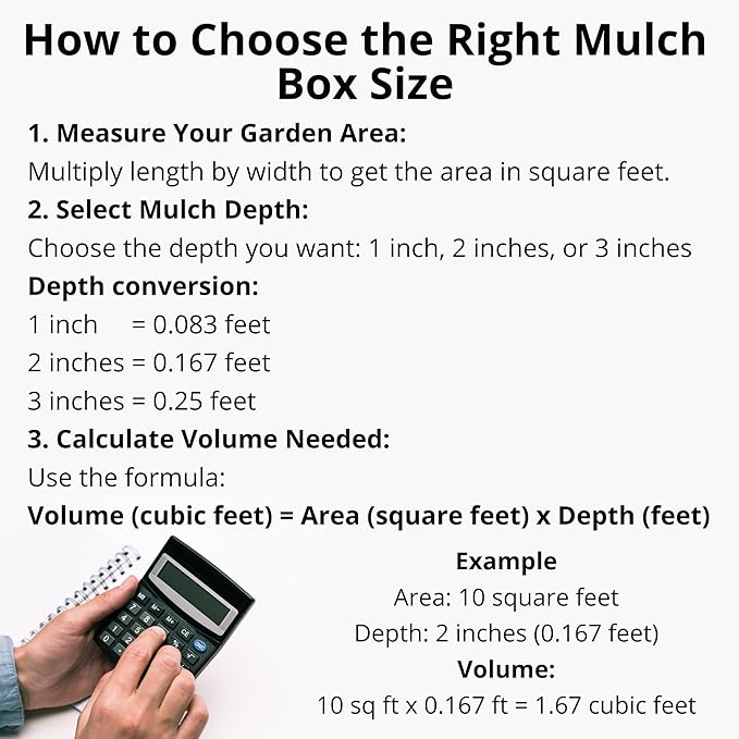 Premium Black Wood Mulch for Landscaping, Gardens, Lawns, Potting Media, and Potted Plants (0.3 CF - 8 L - 9 QTS)