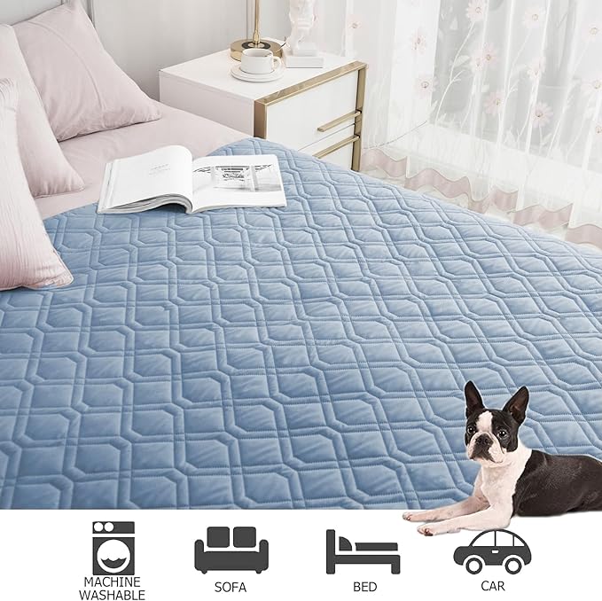 Ameritex Waterproof Dog Bed Cover Pet Blanket for Furniture Bed Couch Sofa Reversible