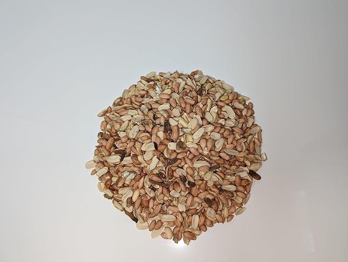 Old Potters Wildlife Shelled Peanuts, 25 lbs for Birds, Squirrels, and Wildlife. USA Grown Non-GMO, Organic Small Farm, Raw Shelled Peanuts. Wildlife Grade, 25 lbs.